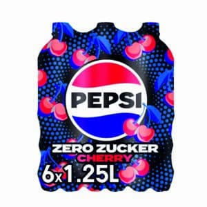 Pepsi Zero Cherry PET 6 x 125cl