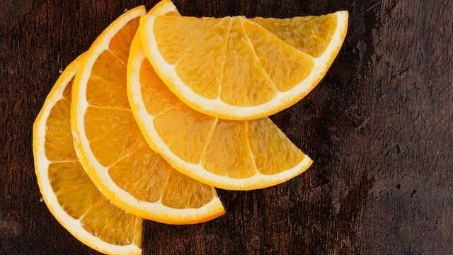 Sinaasappel schijfjes